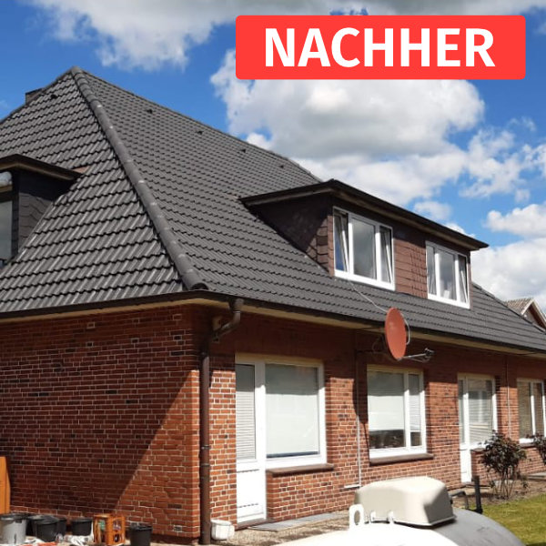 Dach nach der Dachbeschichtung Neubrandenburg