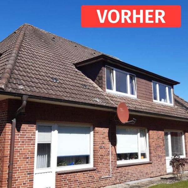 Dach vor der Dachbeschichtung Neubrandenburg